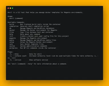 Anvil Magento 2 Docker Application Anvil Magento 2 Docker Application
